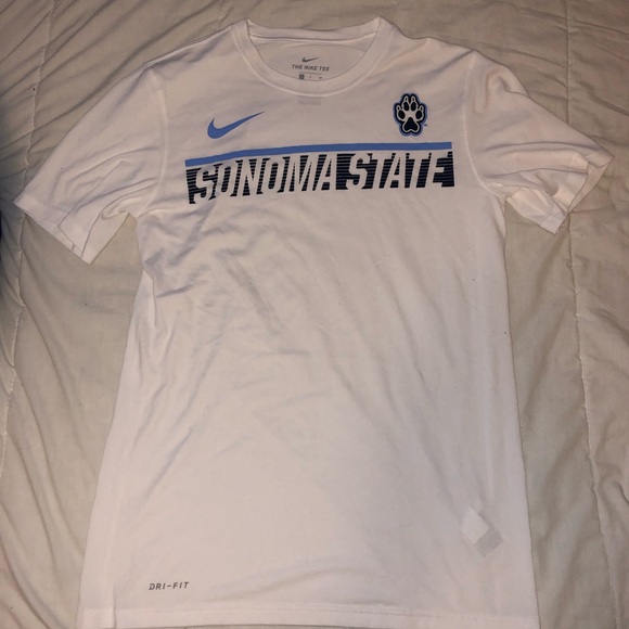 Nike Other - Sonoma State white athletic tee Nike Other - Sonoma State white athletic tee